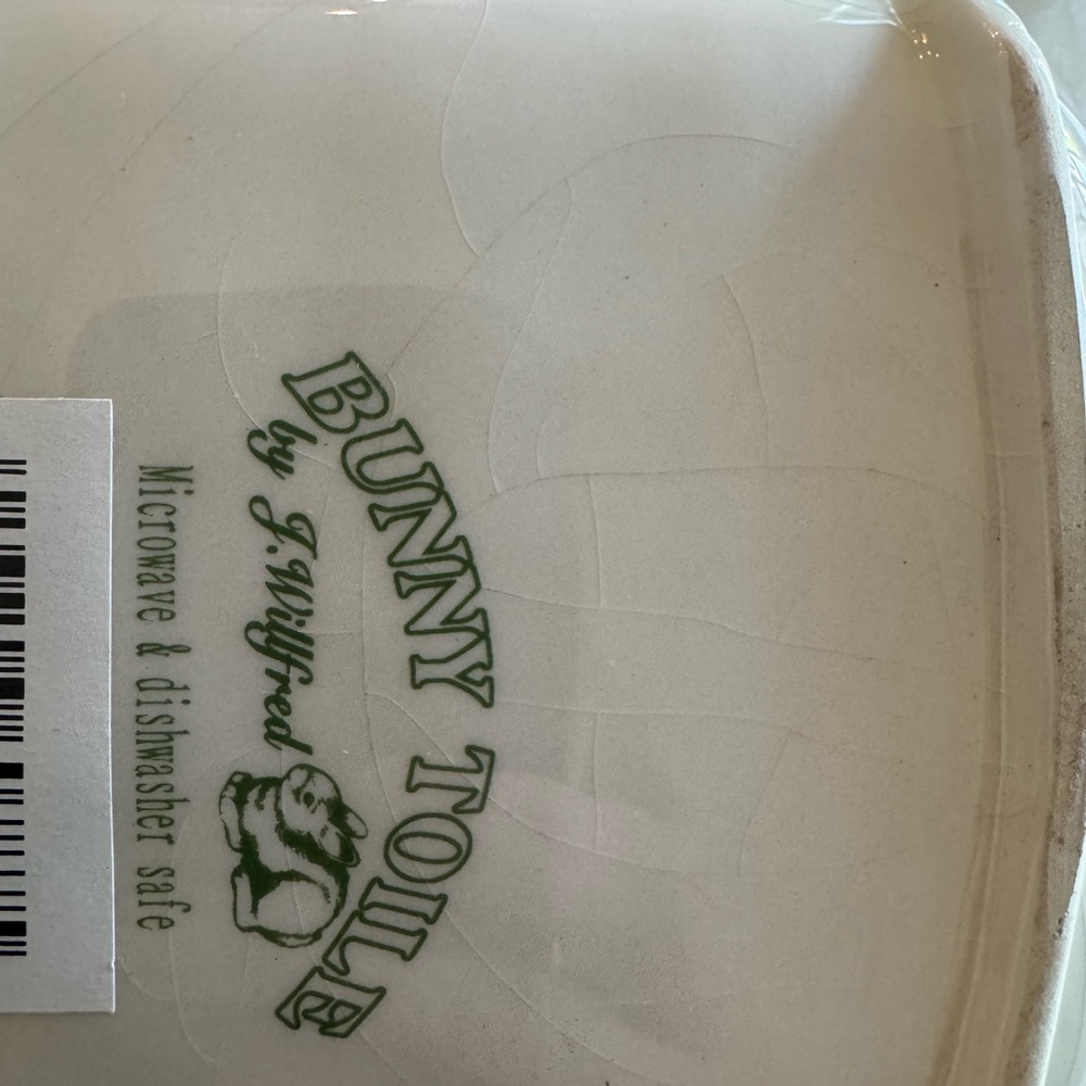 Bunny Toile 3 section dish by J Wilfred - Picture 4 of 5